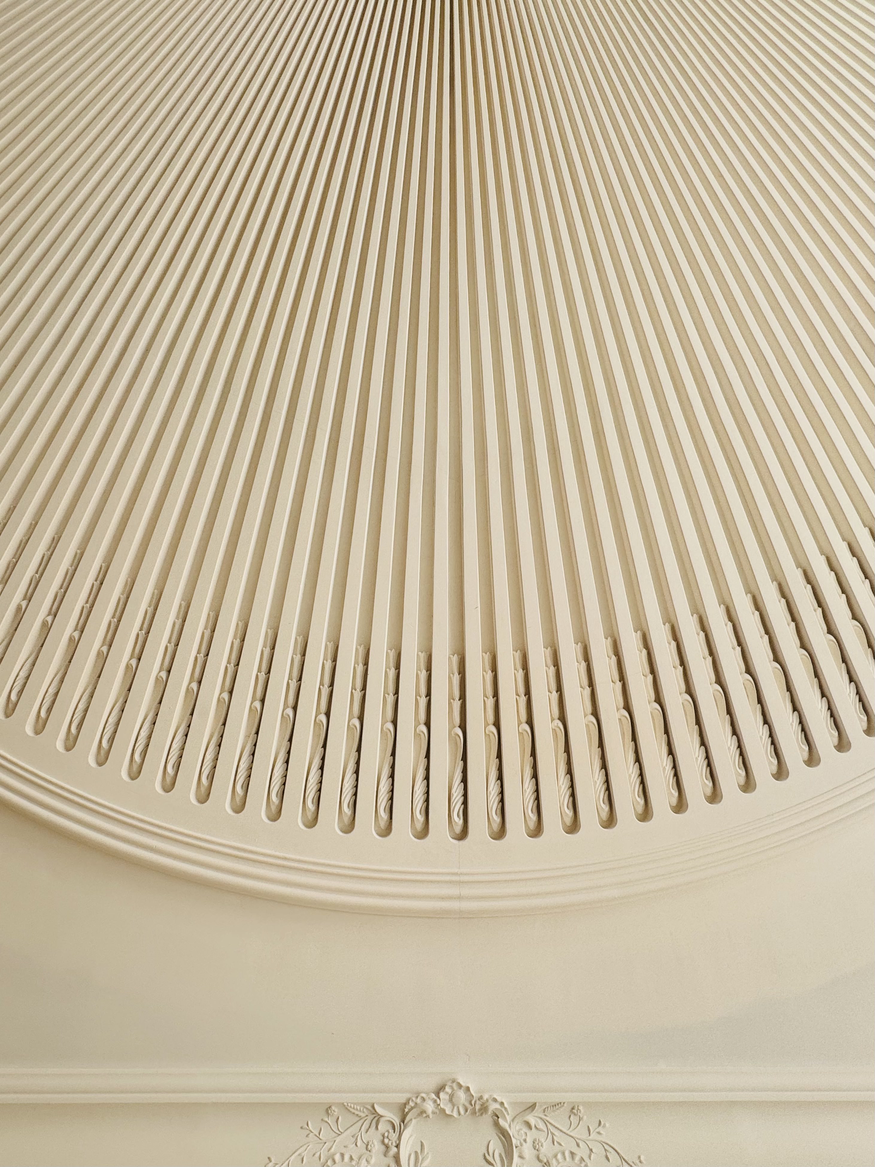 Hand-crafted plaster cornicing detail in a Janine Stone restored period home