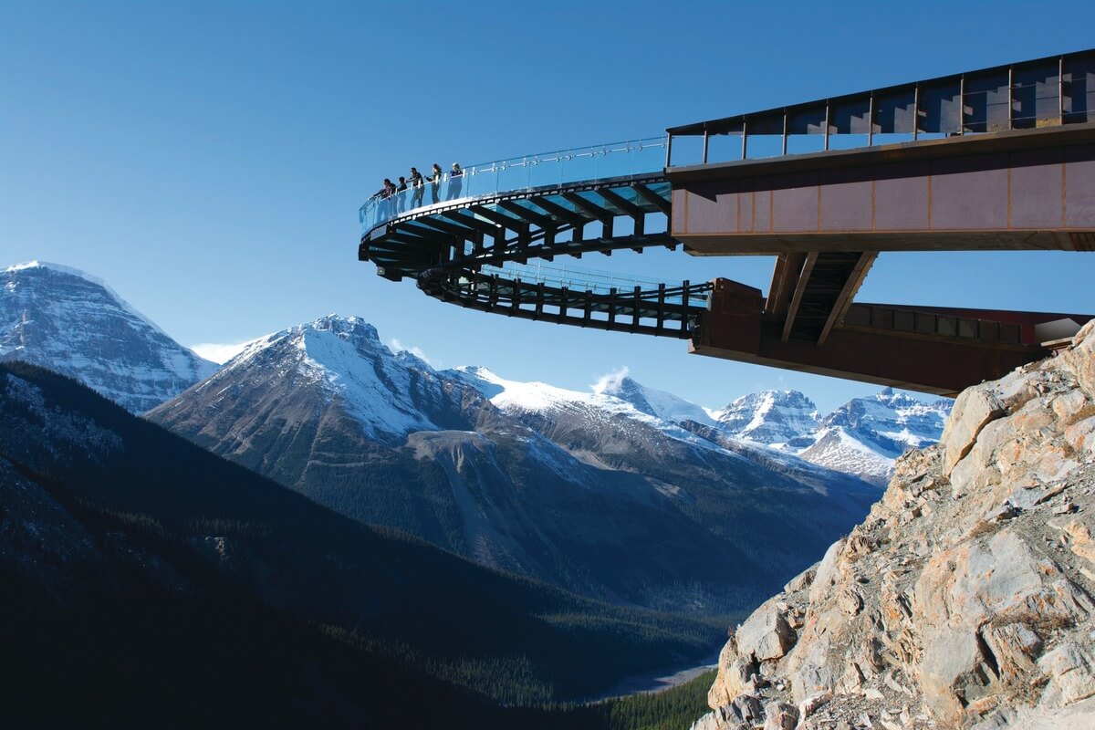 The Glacier Skywalk at Banff, Canada