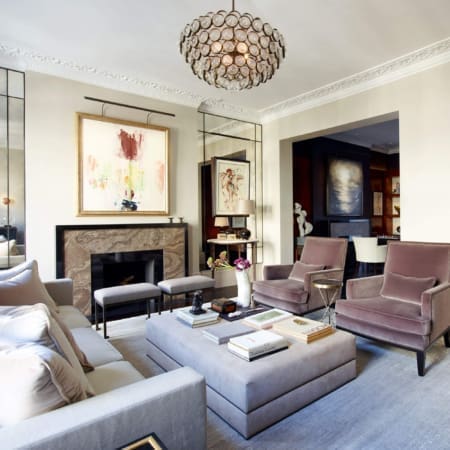 A Knightsbridge apartment living room