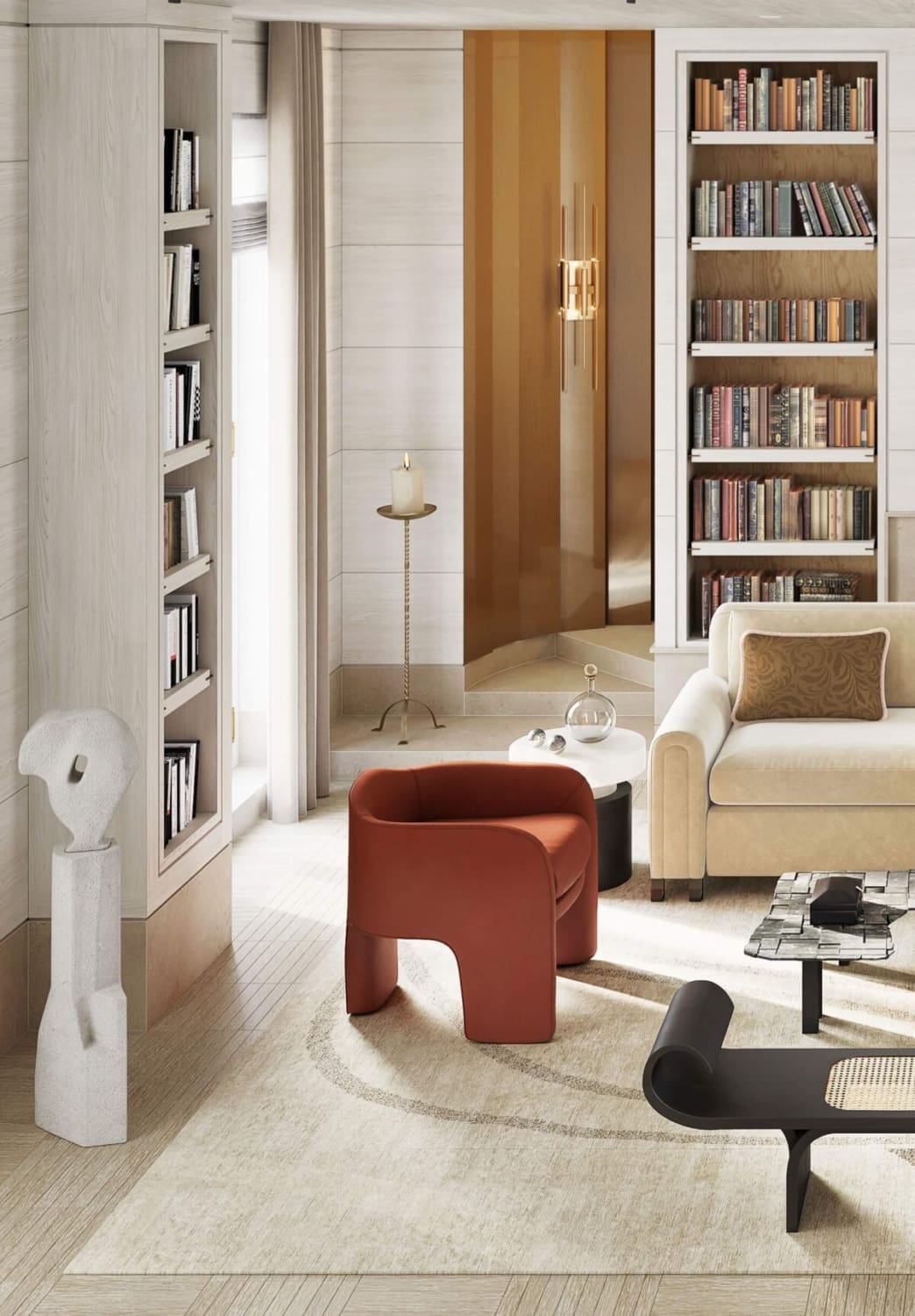 Challenge No. 2 – A Sitting Room & Library